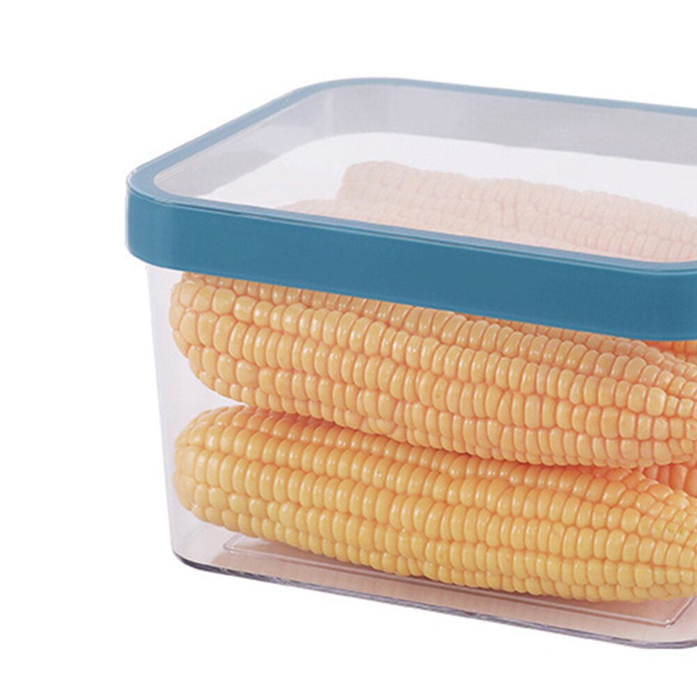 Transparency Food Storage Box Holder Space Saving Kitchen Fridge Kitchen Keep Fresh Clear Container with Lid Food