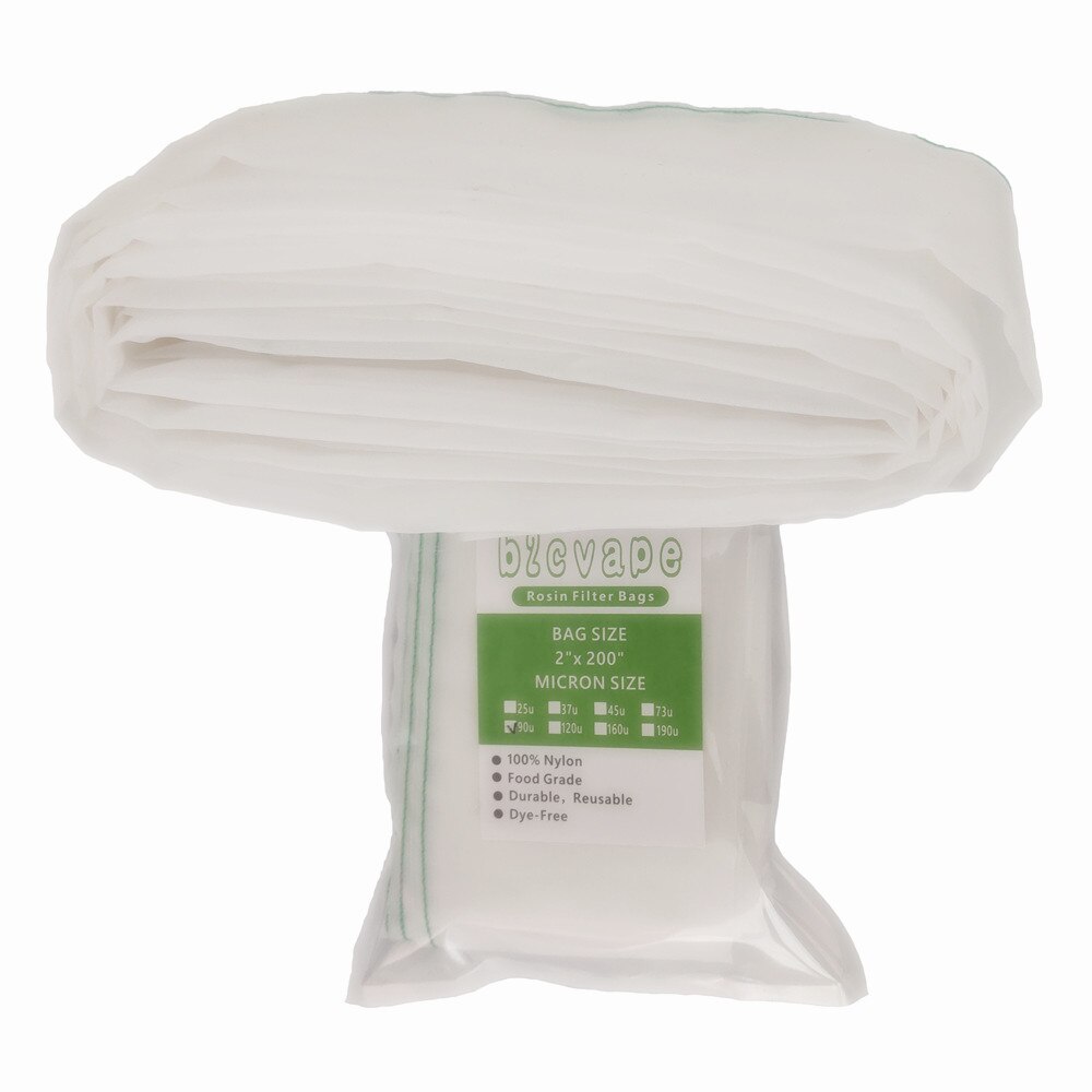 2*200 Inch Rosin Press Filter Bags 100% Food Grade nylon mesh filter tubes perfect for bottle tech lessen waste cutting bags