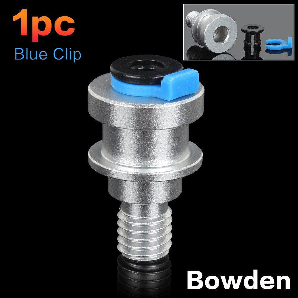 XCR3D V6 Heatsink Hotend Bowden Collet Klem Buis Voor 3D Printer Onderdelen Direct Pneumatische Connectors Koppeling Collet Clips: Blue Clip-1pc