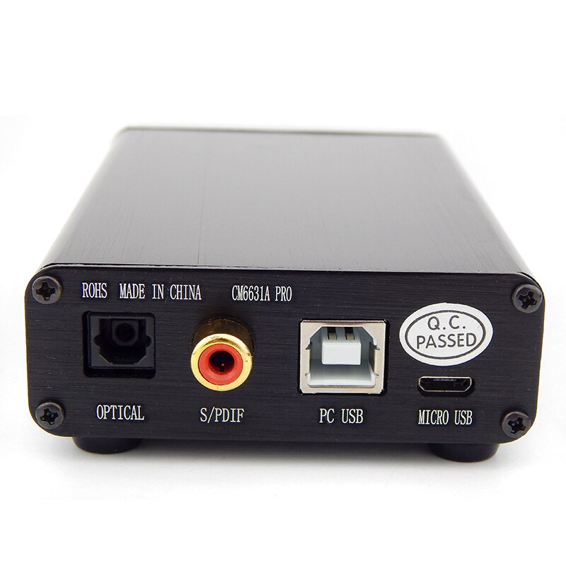 Hifi audio décodeur USB CM6631 es9023 USB vers coaxial fibre optique rca amplificateur décodeur carte son interface numérique