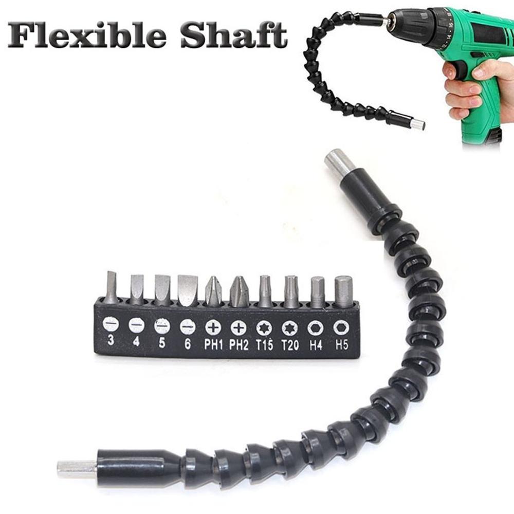 Flexible Shaft Tool Electronics Drill Screwdriver Bit Holder Connect Link Multitul Hex Shank Extension Snake Bit