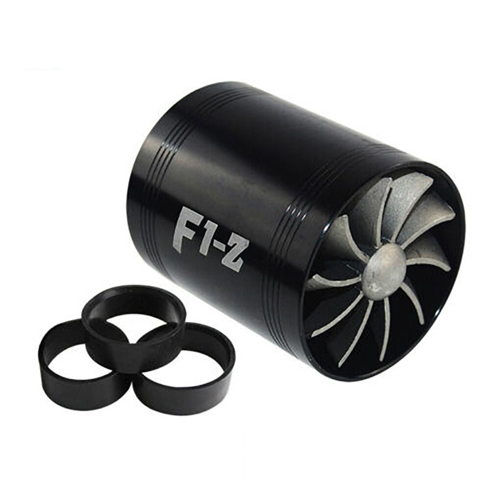 Car Vehicle Turbocharger Turbo Compressor Fuel Saving Fan with Rubber Covers Fuel Saving Efficiency Enhanced Car Insole Torque