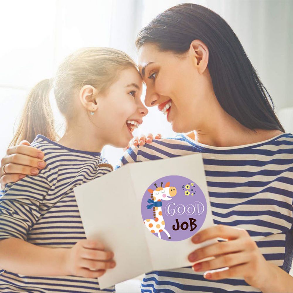 Circle Stickers Children Reward Stickers Cute Papeleria Sticker for Notebooks Diary Scrapbooking Decoration Aesthetic