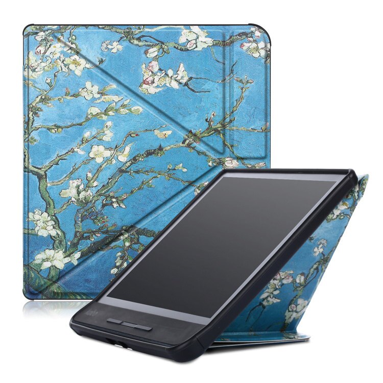 Obudowa stojąca przypadku do Kobo Forma 8 cal czytnik ebooków magnetyczne funkcja automatycznego włączania i wyłączania smart cover + długopis Stylus jako prezent