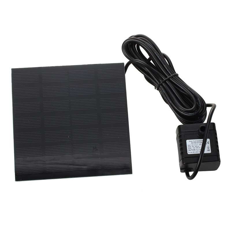 Solar Water Pump Power Panel Kit Fountain Pool Garden Watering