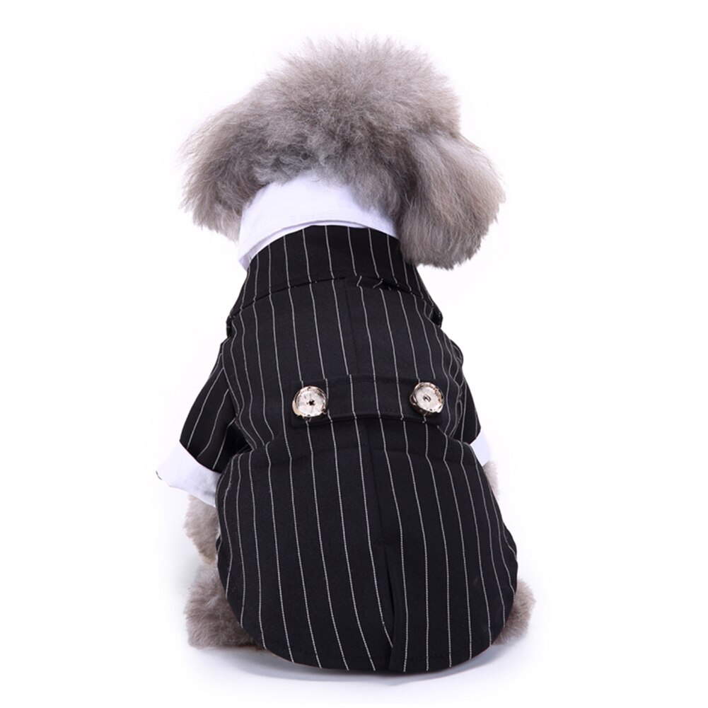 Huisdier Hond Kat Kleding Hond Smoking Pak Prins Smokingvlinderdas Suits Puppy Kostuum Jumpsuit Coat Hond Suits Jassen Huisdier producten