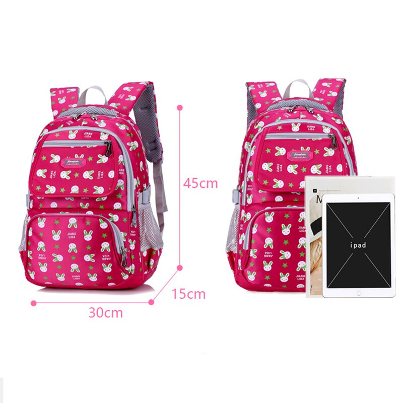 Schooltas dames meisjes sthdent canvas preppy stijl schoudertas boekentas pure kleur bloemen tas schoolreis rugzak