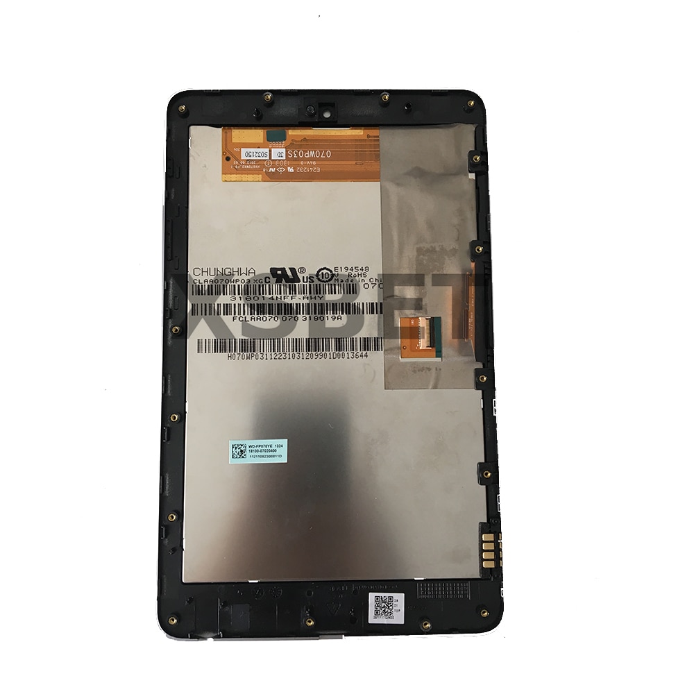 ME370 Display Voor Asus Google Nexus 7 1st Gen Nexus7 ME370T ME370TG Lcd Matrix Touch Screen Digitizer Vergadering + frame