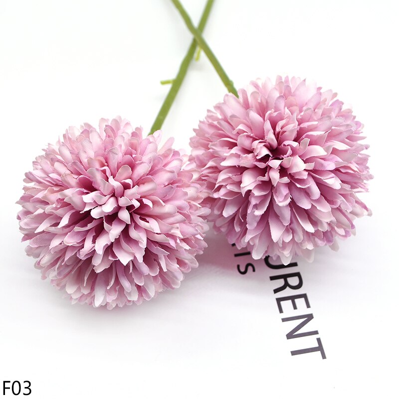 Bolas de flores de diente de león de seda de 29cm 3 uds., pompones de flores artificiales para decoración de boda, de cumpleaños, guirnalda de flores DIY: F03