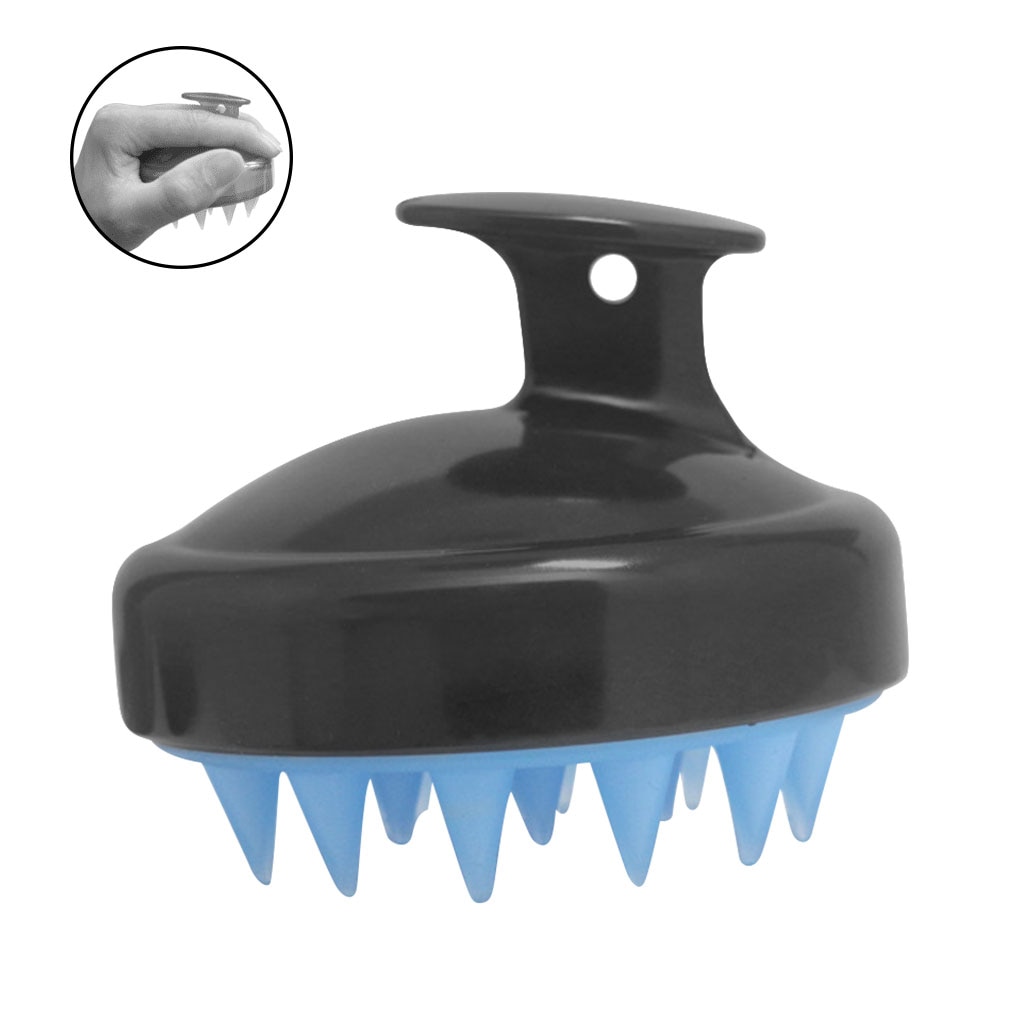 Silicone Hair Comb Head Body Shampoo Scalp Massage Brush Comb Hair Washing Comb Shower Brush Bath Spa Slimming Massage Brush