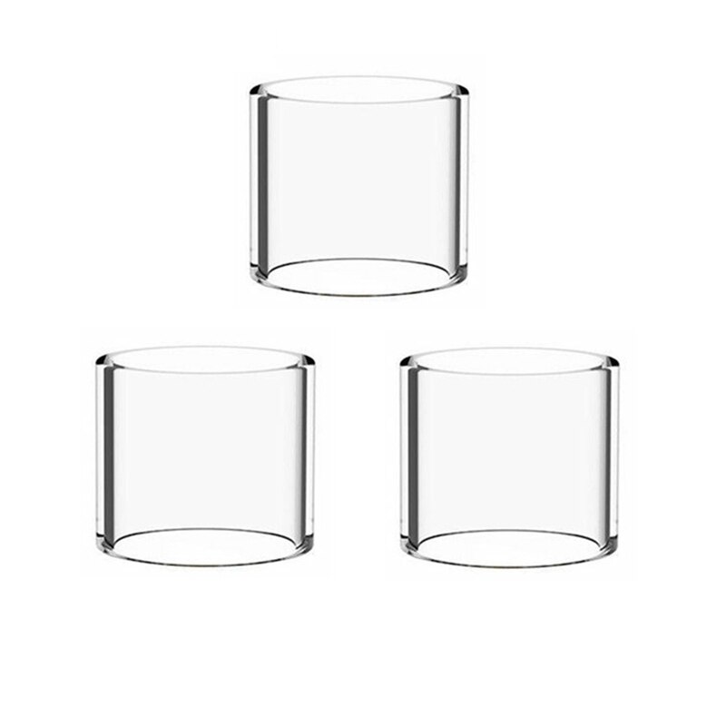 Hongxingjia accessorio di ricambio tubo di vetro Pyrex per Aspire Cleito 120 serbatoio RTA guarnizione anello di tenuta punte di gocciolamento protezione di vetro: 3pcs normal glass