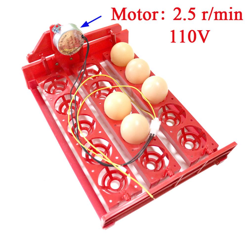 15 Eggs Automatically Incubator Turn Eggs Tray 220V/110V/12V Motor Chicken Birds Eggs Hatching Equipment Poultry Incubator: AC 110V