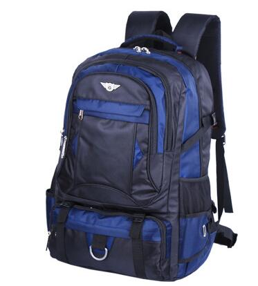 Chuwanglin 70L Large capacity travel backpacks waterproof men's laptop backpack Hiking backpack male bags C119: Blue