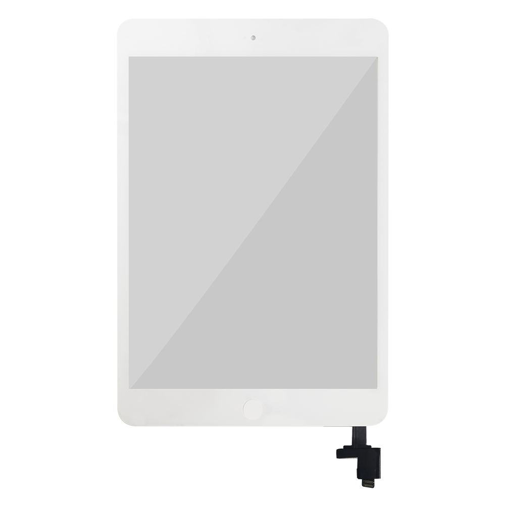Cristal táctil para iPadMini 1 Mini 2 Mini 3 A1489 A1490 A1491, digitalizador de pantalla táctil con Chip IC, conector flexible con llave
