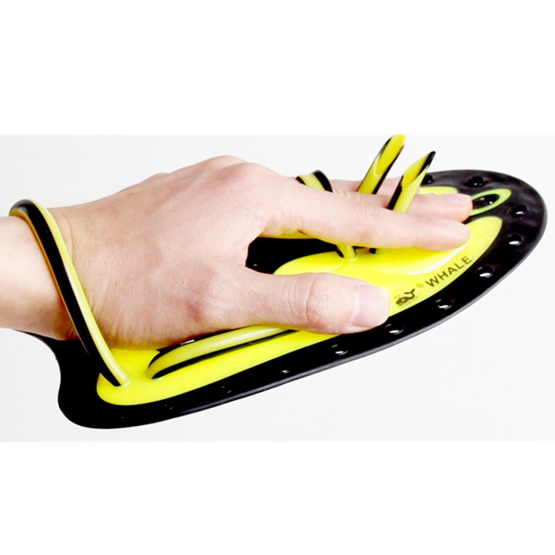 Gozluk justerbar silikon hand simning trax paddlar fenor flipper simhud träning pool dykning neopren hand handskar padel aletas