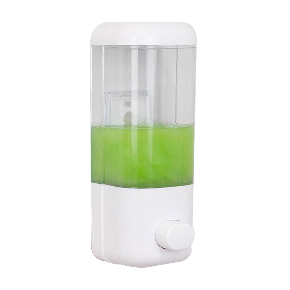White 500ml/1000ml Liquid Soap Dispenser Single/Double Head Wall Mounted Soap Dispenser Bathroom Kitchen Foam Dispensers: 500ml