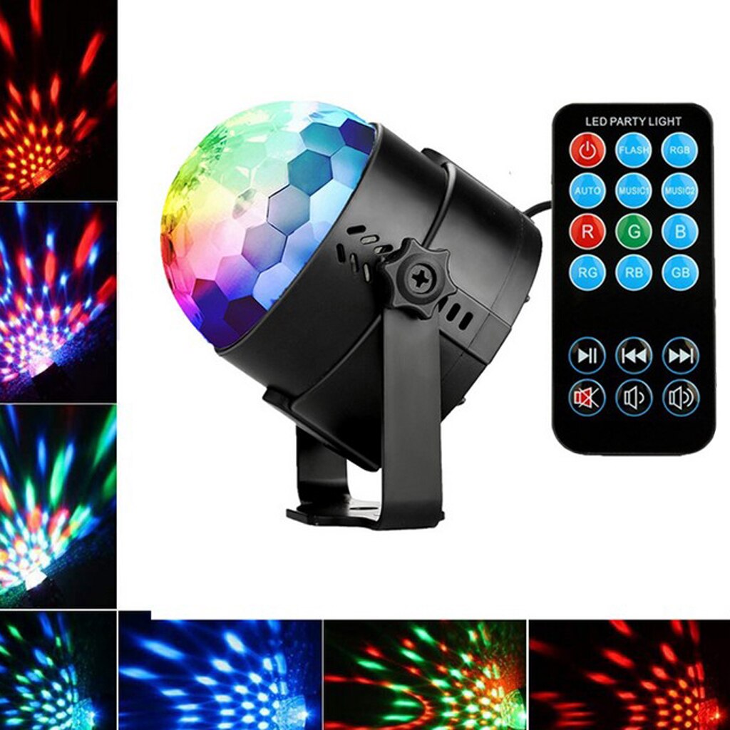 Led Rgb Disco Podium Verlichting Bal Licht Afstandsbediening Dj Ktv