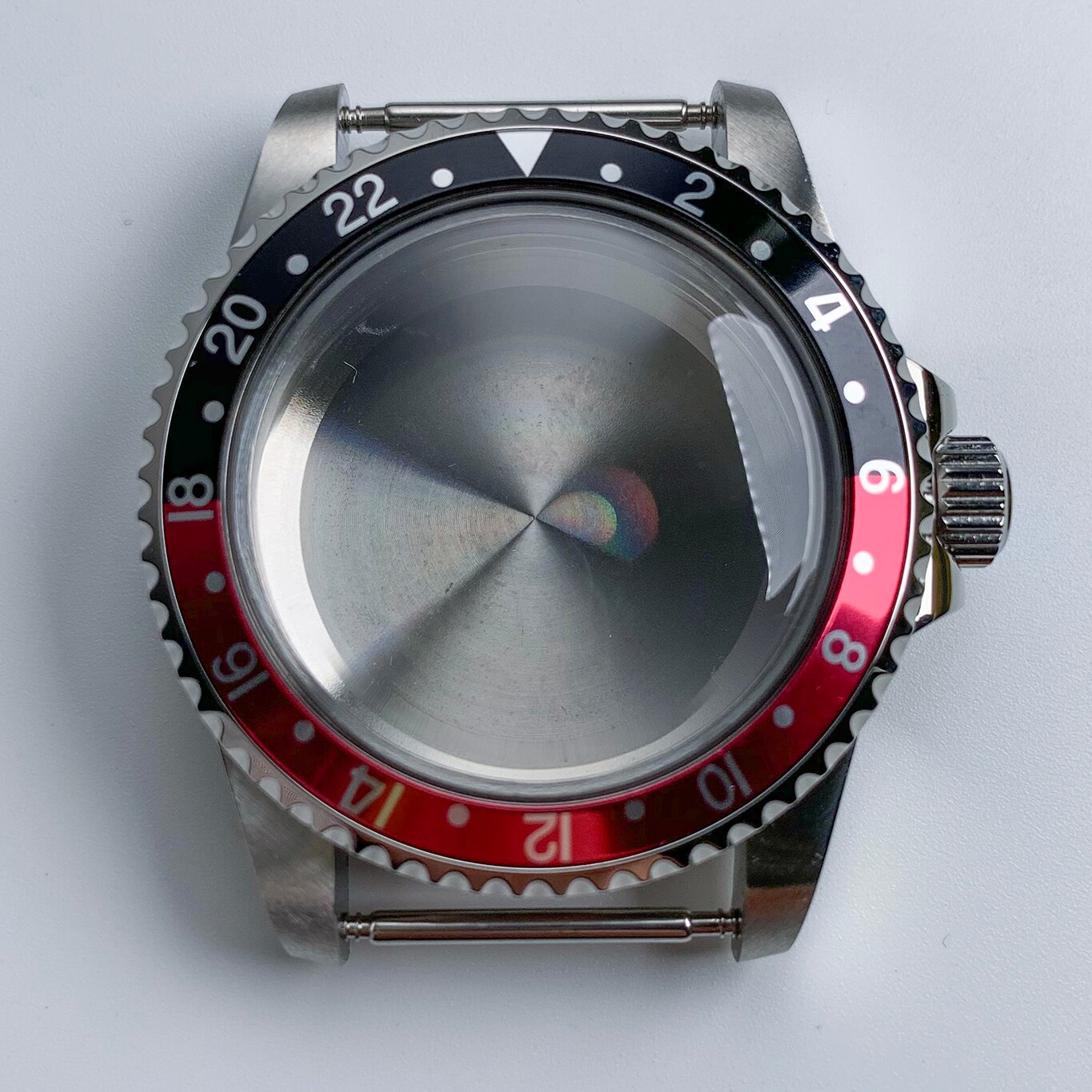 Horloge 1960 Automatische Rvs Horlogekast 40Mm Vintage NH35 Beweging Acryl Halfronde Spiegel Lichtgevende Handen Vervanging: D9