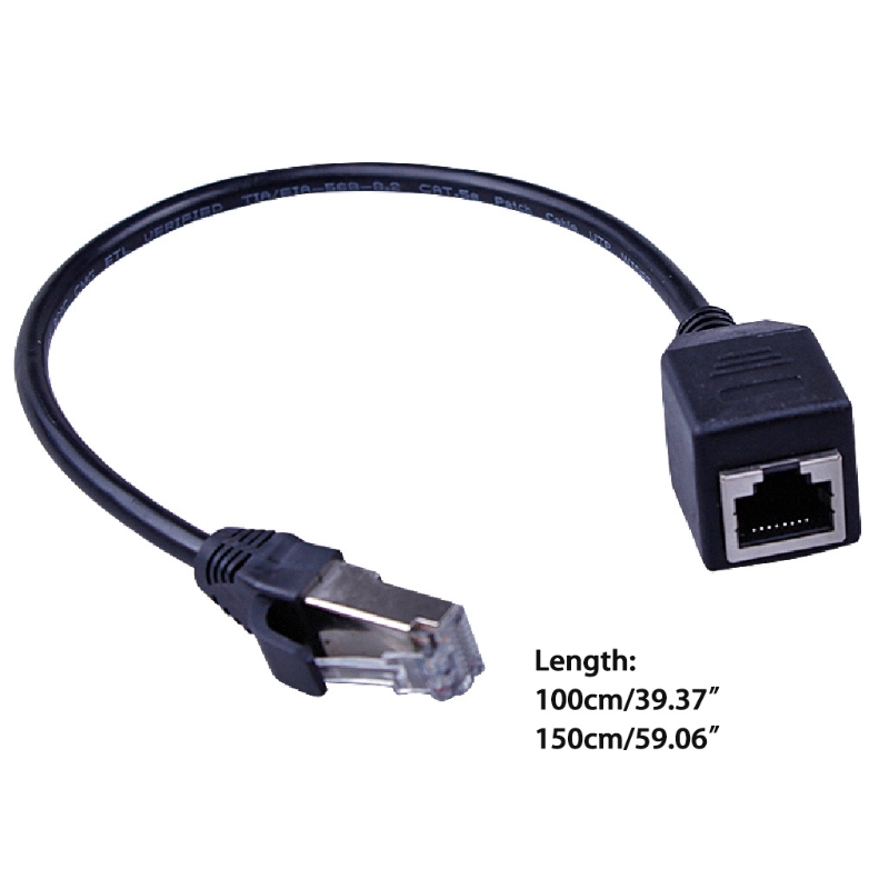 A9LC Ethernet Verlengkabel Rj45 Lan Man-vrouw Netwerk Kabel Rj45 Kat 6 Extension Patch Kabel Extender Cord 3ft/10ft