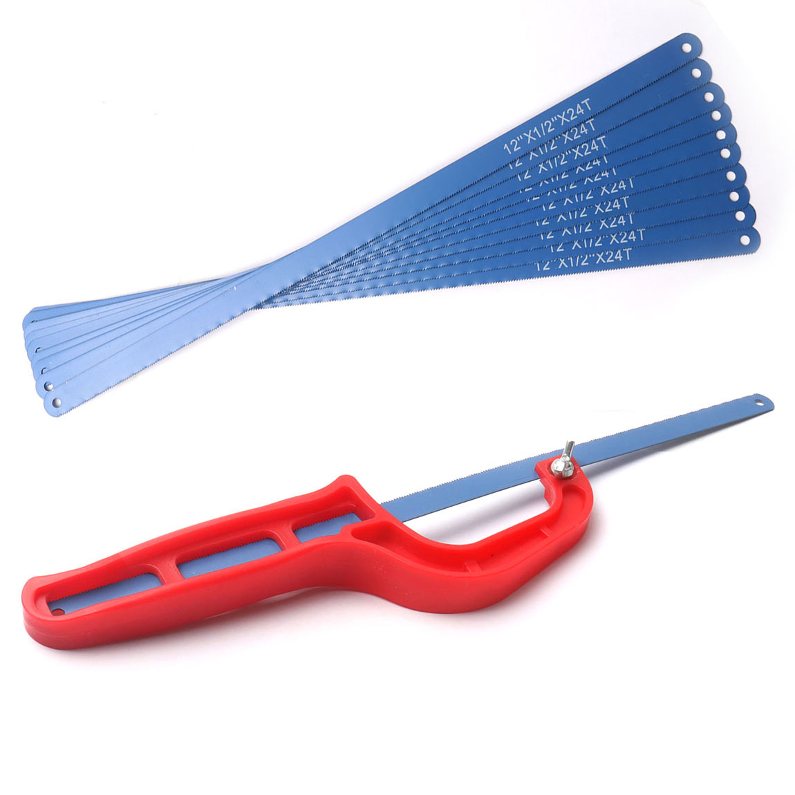 1pcs 210x2mm Red Adjustable Hand Saw handle Used As Handle of Sawing Blades for The Sawing Blades That are 300mm in Length
