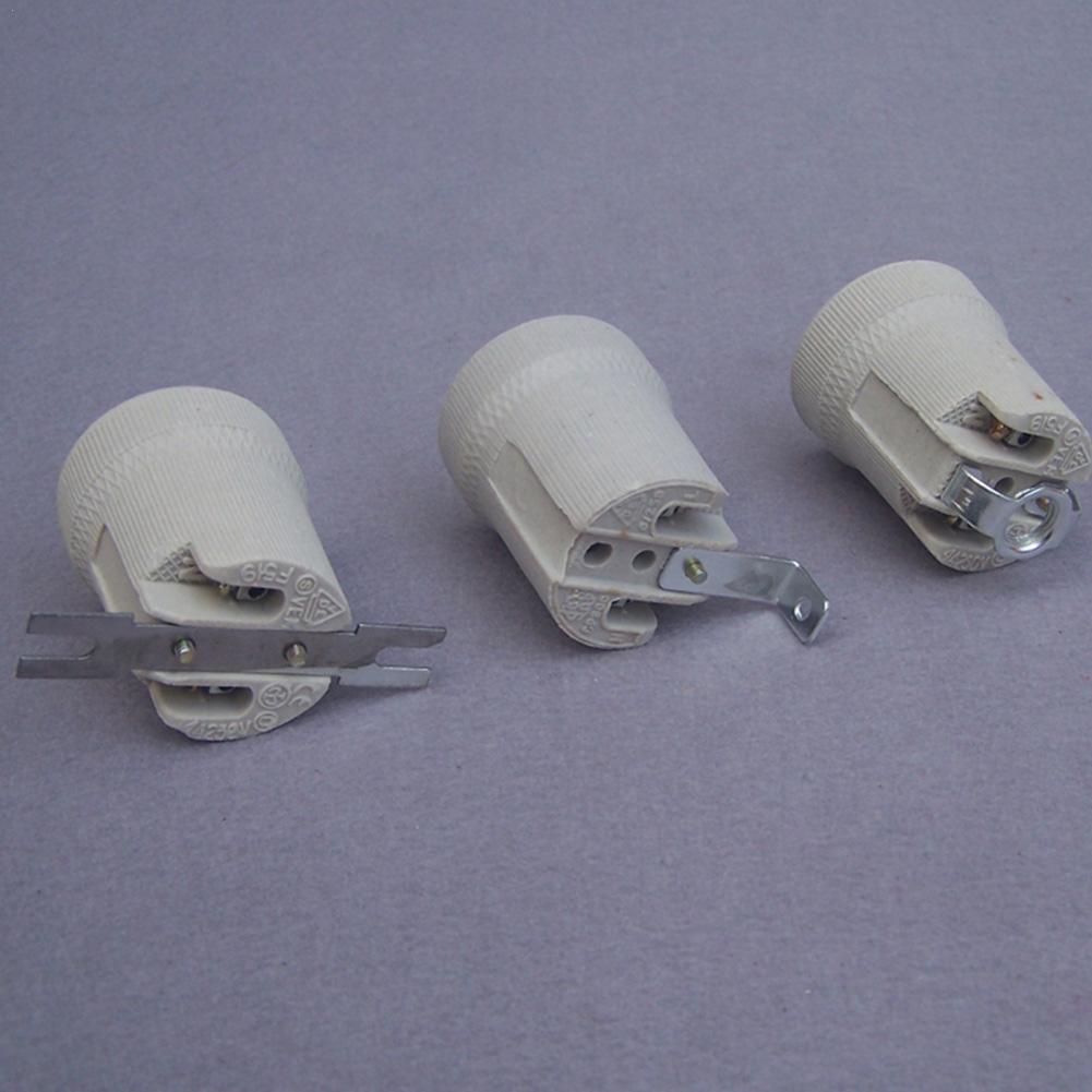 1PC lamp holder e27 screw lamp holder high temperature lamps and lanterns lighting accessories porcelain lamp holder