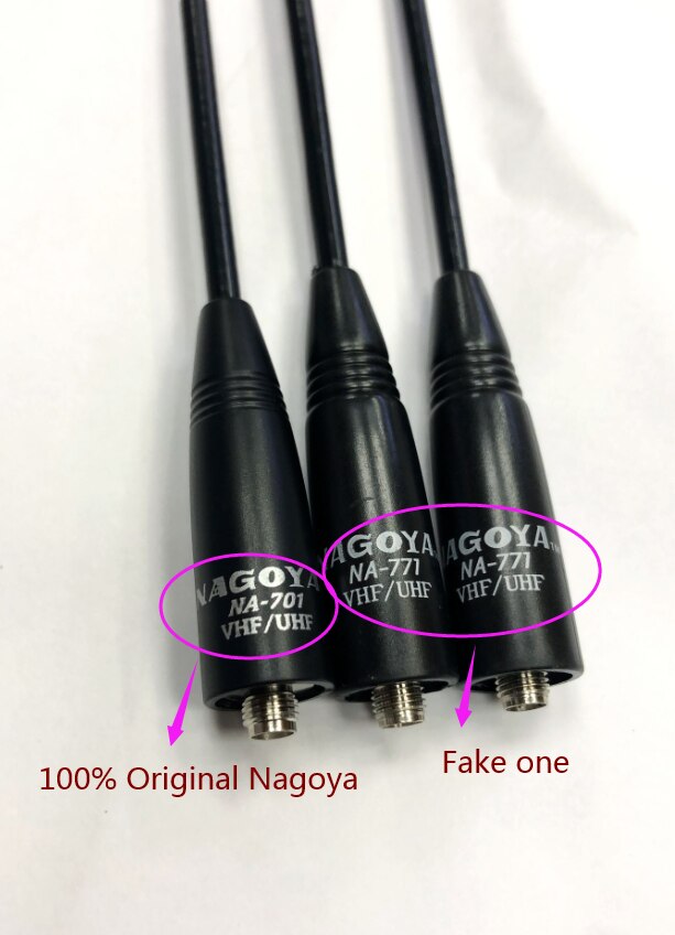 Original Nagoya Na-701 144/430mhz SMA Buchse Cb Antenne Für Walkie Talkie PX-888K BF-888S Baofeng verstärkt Antenne