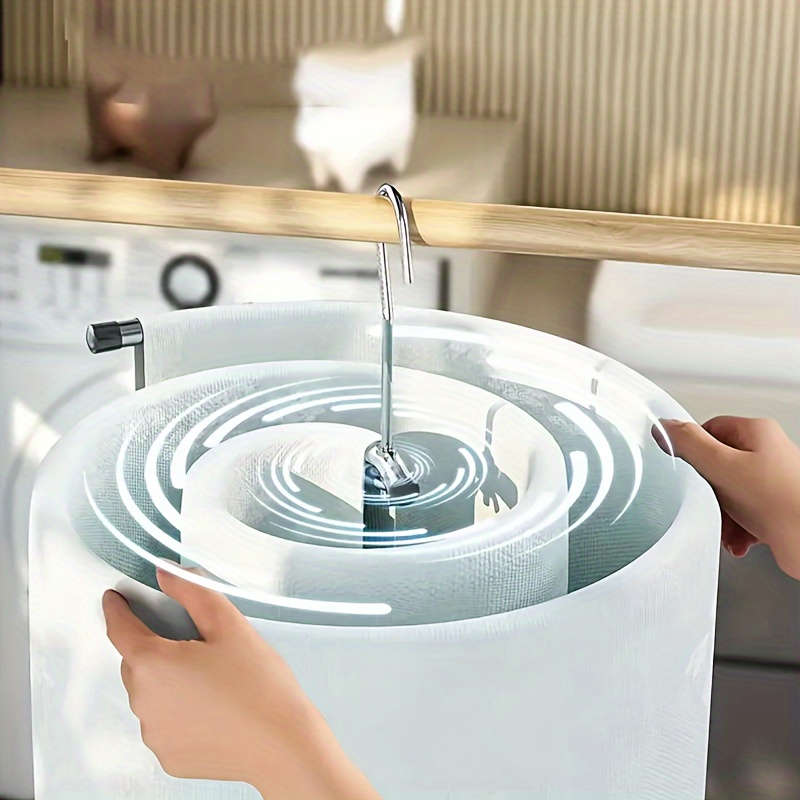 Quiltdrooggereedschap Spiraalvormig kledingrek voor thuisbalkon, roterend kledingrek voor het drogen van dekbedovertrekken, lakens, dekbedovertrekken,