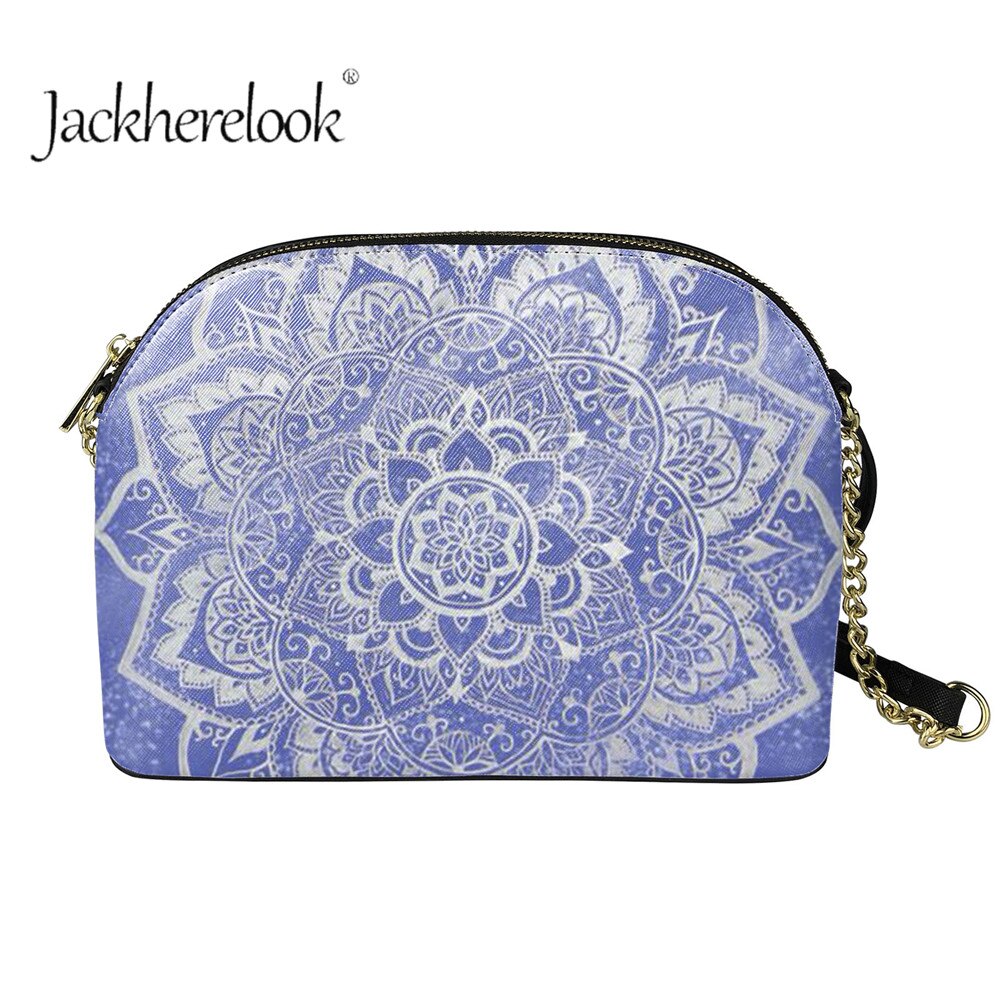 Jackherelook dames boho bloemenpatroon dames rits ketting schoudertas outdoor grote capaciteit bolsas: Htc 342d 49d 49