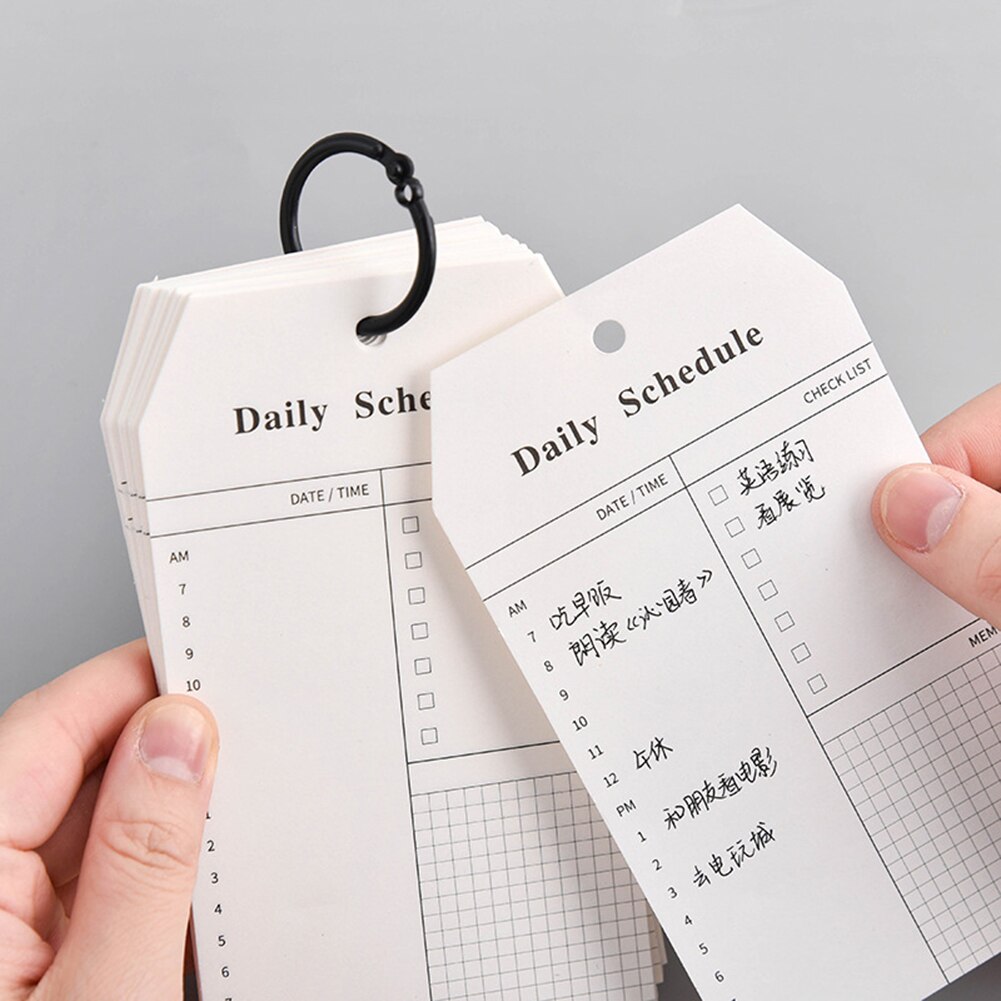 3 st dagligt schema anteckningsblock pappersblock handstorlek memo anteckningsblock bärbara kontorspapper