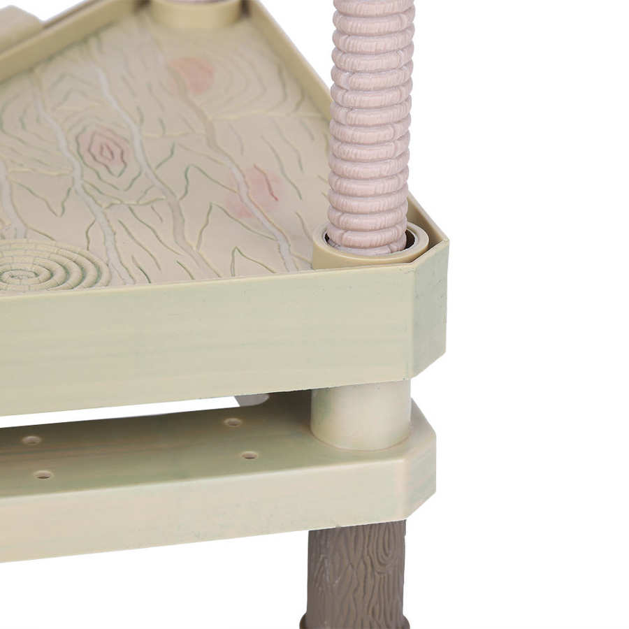 Reptiles Floating Platform Pier with Ramp Ladder Terrarium Tank Ornament Aquarium Tank Decor Pet Reptiles Supplies