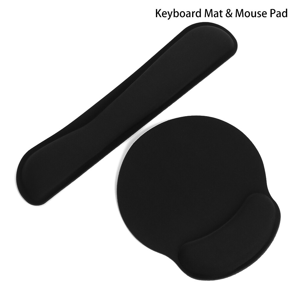 1Set Game Mouse Mat Memory Sponge Keyboard Ergonomic Wrist Rest Pads Anti Slip Hand Support Office Supplies Computer Laptop Acce: Keyboard and Mouse