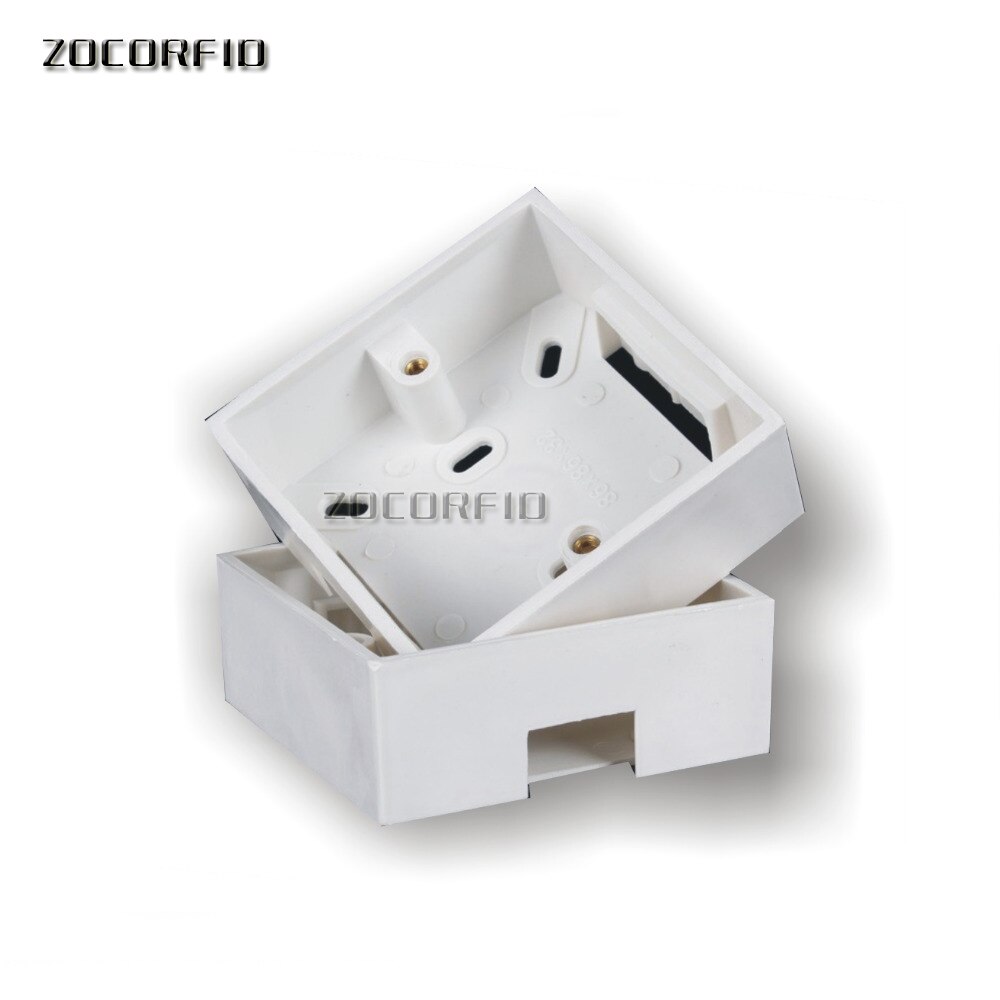 10pcs 86X86mm wall mount junction box,outlet wall switch box,flush box, plastic back box for mansory wall