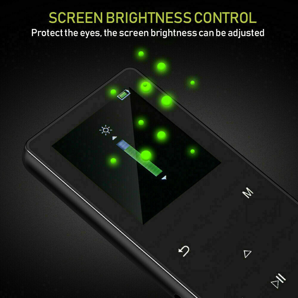 TIPTOP MP4 Player with bluetooth lecteur mp3 mp4 music player portable media slim 2.4 inch touch keys fm radio video Hifi 8GB