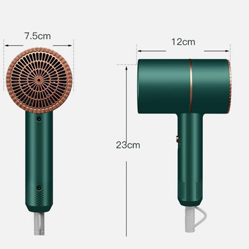 Professionele Negatieve Lon Föhn High Speed Blow Droger Aluminium Krachtige Elektrische Föhn 20 #1110