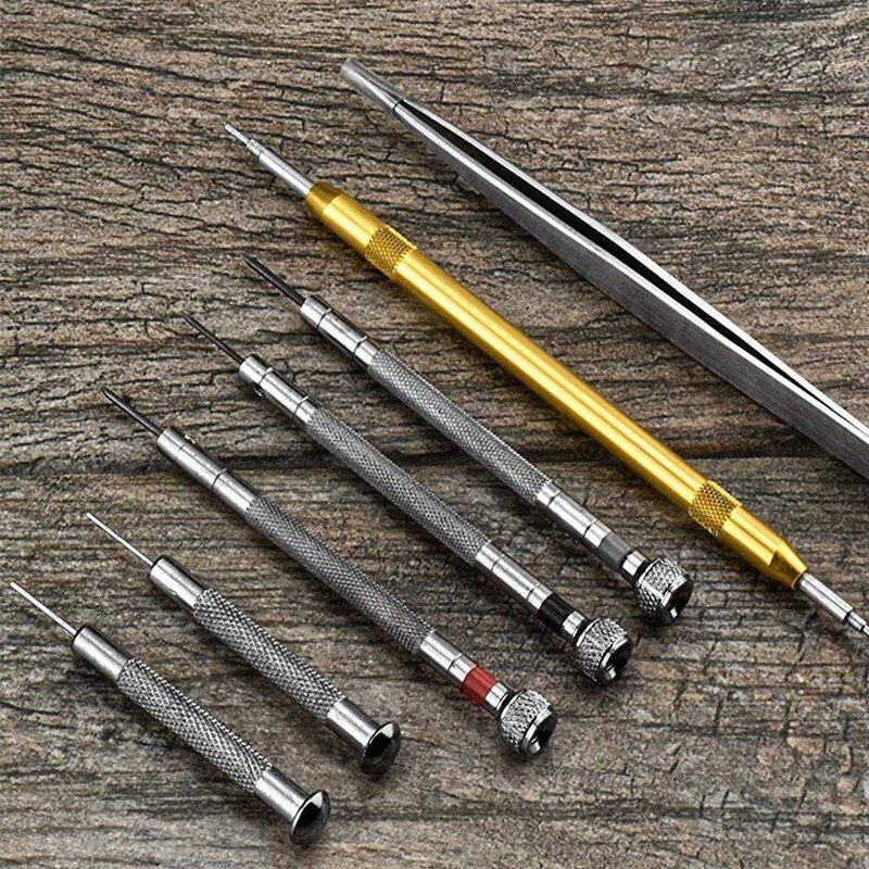 29Pcs Watch Repair Tool Kit Battery Changing Strap Resizing Watch Maker Tool