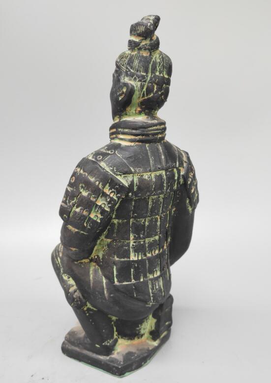 Chinese archaize Terra Cotta Krijgers soldier Brons ambachten standbeeld