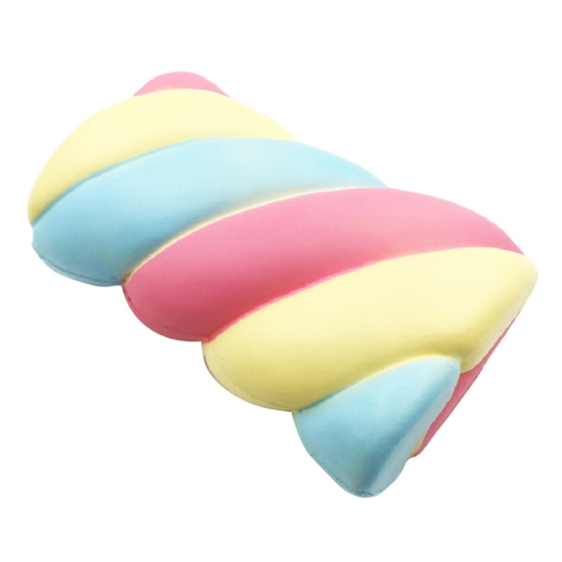 77HD 5.5’’ Squeeze Marshmallow Fidget Toy Realistic Candy Party Favor Cute Slow Rising Pressure Release Toy Adults Funny