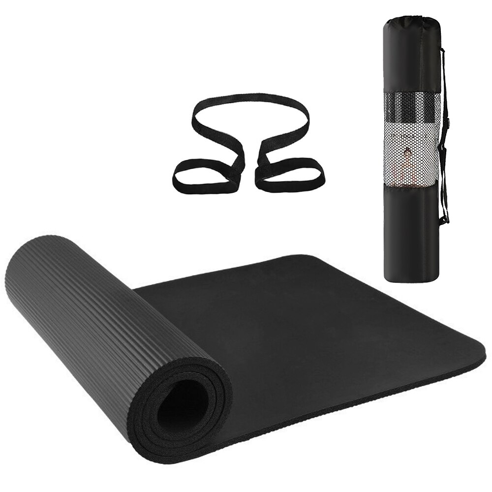 Non-slip Yoga Mat - 72x24 Inch - Eco-friendly Fitness Pilates Gym Mat - Storage Bag & Carry Sling Included