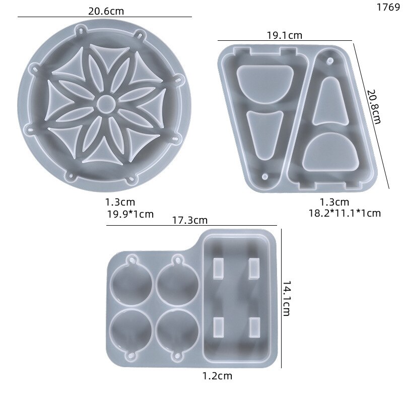 Silicone Mold Ferris Wheel Photo Frame Clay DIY Craft Art Handmade Wedding Family Photos Display Stand Epoxy Resin Molds: A