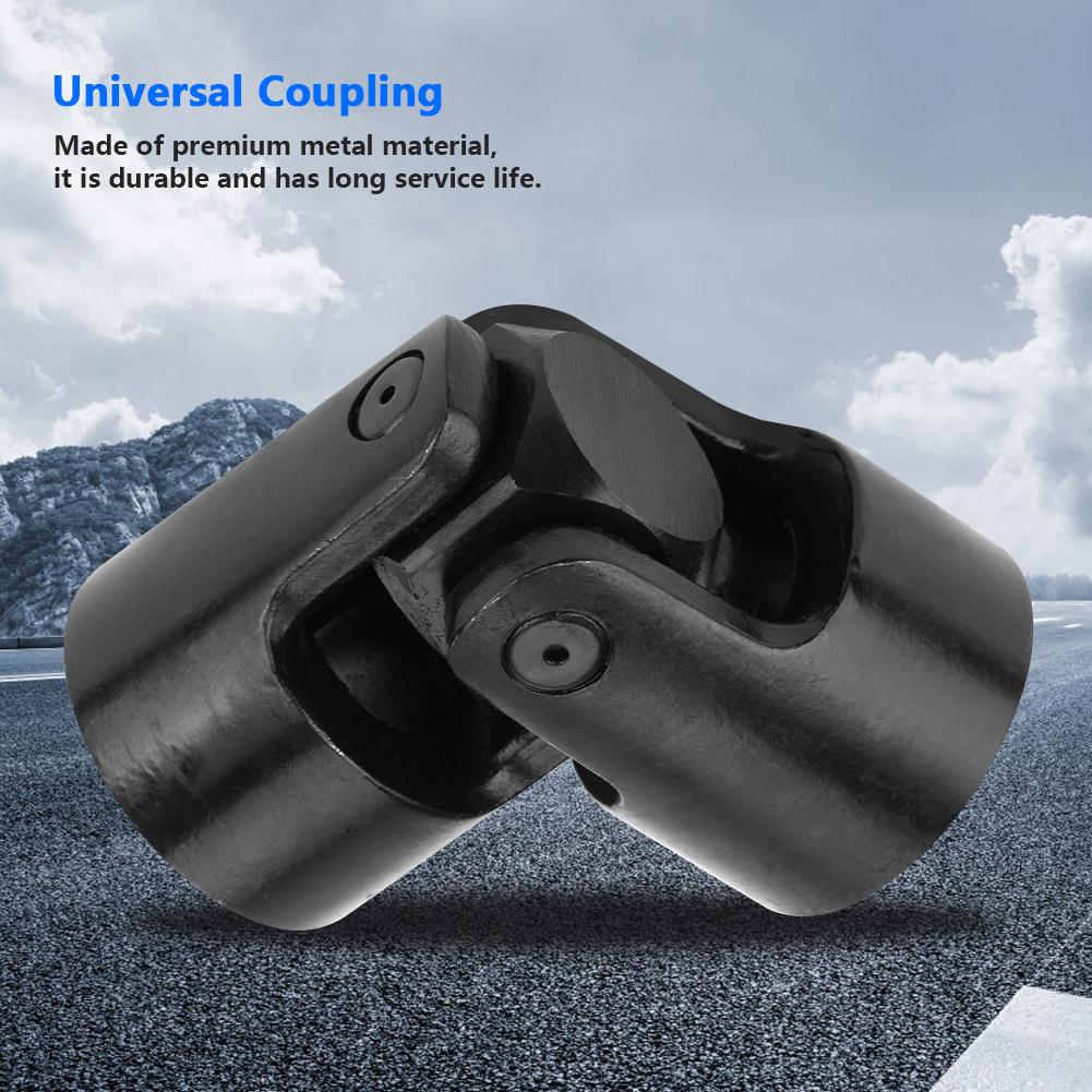 Shaft Coupling Connector DIY Steering Universal Joint with Keyway Tool 30*49*108mm