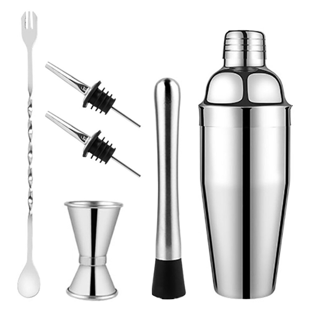 Cocktail Shaker Bar Set Mixer Wine Martini Boston Shaker Stainless Steel Cocktail Shaker For Bartender Party Bar Tool 550/750ML