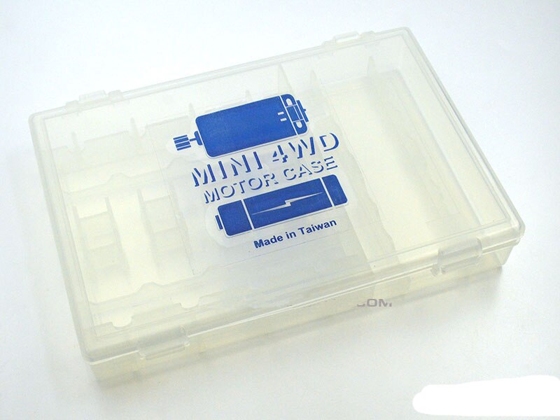 2Pcs Tamiya Mini 4WD Motor Case Batterij Box Storage Case Tool Box: 2pc white