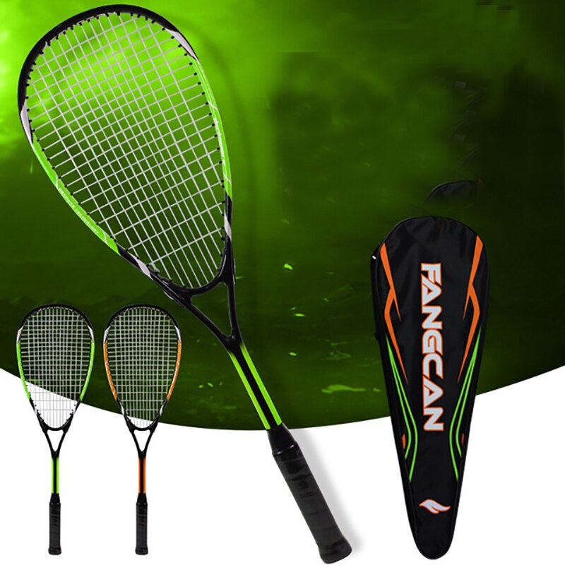 Squash Racket Racquet Aluminum With Carbon Fiber Material For Squash Sport Training Beginner With Carry Bag