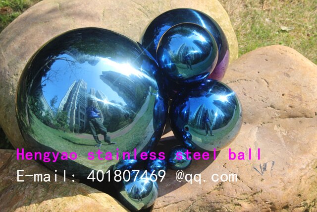 63mm in diameter Blauw rvs ball, holle bal, decoratie bal, Interieur artikelen voor, tuin decoratie