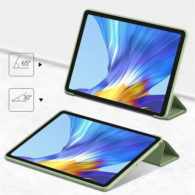For Lenovo Idea Tab 11" Case Tb336fu Tb336zu Trifold PU Leaher Soft Back Stand Tablet Funda for Xiaoxin Pad 11 Case Tb335fc