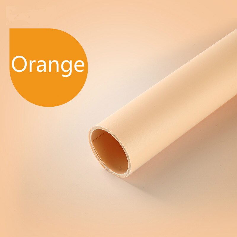 120*200cm Effen Kleur Matt Frosted PVC Achtergrond Plaat Fotografie Achtergrond Papier Achtergrond Doek Waterdicht Anti-rimpel: Oranje Rood