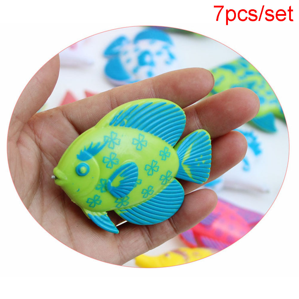 Magnetic Fishing Toy Kid Baby Educational Game Rod Fish Model Child Bath Time