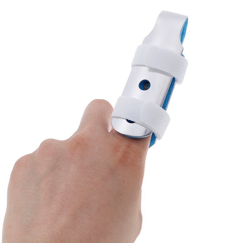 Aluminium Vinger Spalk Hand Trigger Brace Mallet Gebroken Vinger/Verstuiking/Fractuur/Pijn/Joint Immobilisatie