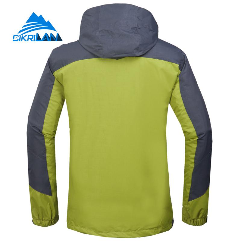 Winter 2in1 Warm Waterdicht Wandelen Camping Klimmen Outdoor Jas Mannen Windjack Jas Sport Vissen Skking Fleece Liner Jassen
