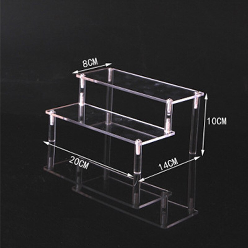 1/2/3 Tiers Clear Acrylic Toys Car Mold Organizer Showing Jewelry Display Shelf Shoes Rack Sunglasses Storage Bag Display Stand